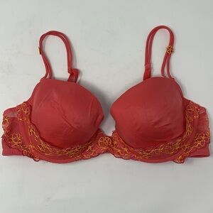 Vintage 2000s y2k Victoria secret angels floral ipex Demi intimate bra 34C